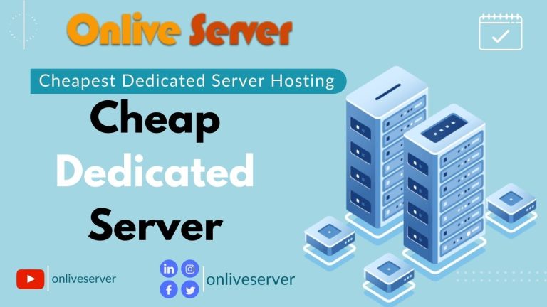 Build a Good Performance With Cheap Dedicated Server Hosting.